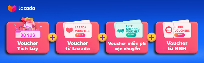 Hướng Dẫn Thu Thập Voucher Tích Luỹ Lazada